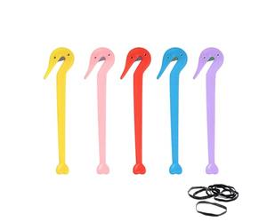 Hair Removal Tool - 5 Piece Elastic Rope Cutting Board Set - Snag Free Ponytail Slicer | Essential Accessory for Light Painless Use