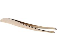 Hair Removal Tweezers Portable Tilting Head Tweezers Eyebrows Banana Shape Multi-Function Travel Tweezers,24K Gold Beautiful design