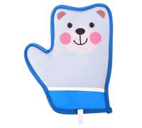 Hair Remover Gloves - Cleaning Tool for Pets, Grooming Gloves with Flexible, Reusable Bathing Supplies for Dog, Cat, Couch, Carpet, Bedding, Car Seats, 8.66x7.09 Inches, Blue