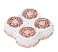 Hair Remover Replacement Head, Women's Electric Shaver Replacement, Rose Gold, for Flawless Legs