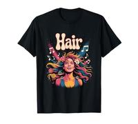 Hair Retro Musical Theater Broadway Theatre Musicals T-Shirt