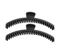 Hair Rods - Hair Clips For Women | 2 Pack Hold All Frosted Hair Clips | No Slip Banana Clips | Thin Bun Pins | Strong Grip For Mu