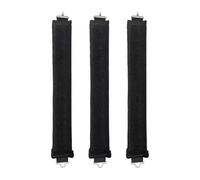 Hair Roller 12pcs Heatless Hair Curlers Curling Rod Headband No Heat Rollers Lazy Curls with Hook Sleeping Soft Flexi Styling Tools(Black)