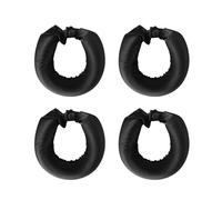 Hair Roller 3/4pcs Heatless Hair Curler No Heat Rollers Satin Curling Rod Headband Lazy Curls Soft Curlers(4Pcs Black)