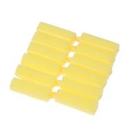 Hair Rollers 12pcs/Set Pink Soft Sponge Foam Cushion Hair Rollers Curlers Barber DIY Curls Hairdressing Tool Home Heatless Wave Formers(Yellow)