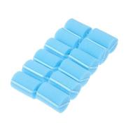 Hair Rollers 12pcs/Set Pink Soft Sponge Foam Cushion Hair Rollers Curlers Barber DIY Curls Hairdressing Tool Home Heatless Wave Formers(Blue)