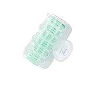 Hair Rollers 3Pcs Hair Rollers Bang Roll Curler Plastic Self-adhesive Curling Hairdressing Tool Girl Beauty Styling(Green 3pcs)