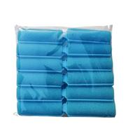 Hair Rollers 6-14pcs Magic Sponge Foam Hair Rollers Styling Curlers Cushion Salon For Barber DIY Curls Diameter 1.5/2/2.5/3/3.6cm(Blue 12pcs)
