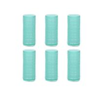 Hair Rollers 6pcs Hair Rollers Self Grip Holding Self-Adhesive Air Bangs Curling Roller Hair Clips Comb DIY Hair Curling Tools(Green,6.0cm 6pcs)