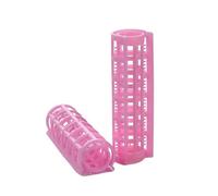Hair Rollers 6Pcs Heatless Hair Curler No Heat Hair Rollers Plastic Lazy Curls Root Perm Rods Bangs Curling Rod Hair Styling Tools(Pink,2CM)