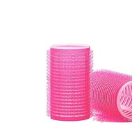 Hair Rollers 6pcs Self-Grip Heatless Hair Rollers Curlers No Heat Bang Volume Self-adhesive Hook & Loop DIY Styling Tool Random Color(Rose Pink,2.5cm)
