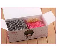 Hair Rollers,Hair Rollers With Clips Cold Perm Wand Magic Air Styling Wand Hair Roller Morgan Perm Curling Curling Tool(Small 24pcs)