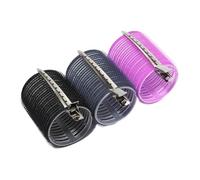 Hair Rollers Set 24pcs Hair Rollers Set Self Grip Hook Curlers Heatless Roller Salon Dressing Sticky Styling Tools(Gold)