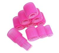 Hair Rollers Set 2sets 28pcs/Set Hair Roller Sets Self Grip Hook Curlers Heatless Salon Dressing 3 Sizes Rollers Styling(Purple)