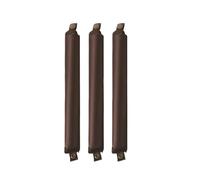 Hair Rollers Set 3/4pcs Heatless Hair Curler No Heat Rollers Satin Curling Rod Headband Lazy Curls Soft Curlers(3Pcs Brown)
