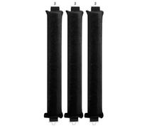 Hair Rollers Set 3pcs Satin Flexi Rods for Heatless Overnight Curls, No-Heat Styling Tools for All Hair Types