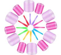 Hair Rollers Set, Selizo 24 PCS Hair Curlers Rollers with12 PCS Jumbo Big Self Grip Hair Rollers 66mm 44mm and 12Pcs Clip, Salon Hairdressing Curlers Tools for Short Long Barber Salon Hair Volume
