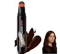 Hair Root Touch Up Stick & Brush - Temporary Hair Dye Pen for Grey Coverage, Natural-Looking Root & Beard Touch Up, Easy to Use, Travel-Friendly, for Men & Women (coffee)