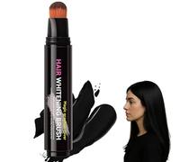Hair Root Touch Up Stick & Brush - Temporary Hair Dye Pen for Grey Coverage, Natural-Looking Root & Beard Touch Up, Easy to Use, Travel-Friendly, for Men & Women (black)