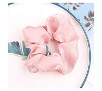 Hair Ropes Elastic Rubber Band Hair Jewelry Accessories Hair Accessories (Metal Color : Light Pink) (Pink)