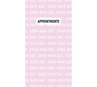 Hair Salon Appointment Book | Black, 3 Column With Times, Daily & Hourly Schedule, 15 Minute Intervals, Undated Diary for Reservations: 100 Pages, ... Hair Salon, Hairdressing, Hair Appointments
