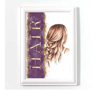 HAIR SALON POSTER PRINT, HAIRDRESSERS AESTHETIC WALL ART PICTURE GREY, DIGITAL GLITTER,NO FRAME, A4 BEAUTY SALON ARTWORK, GLAM WALL ART, NOT REAL GLITTER, GIFT FOR HAIRDRESSER, BEST HAIRDRESSER 11