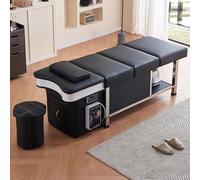 Hair Salon Shampoo Bed, Professional Spa Head Massage Bed, Constant Temperature Water Circulation & Storage, No Plumbing Required for Beauty Barber Salon