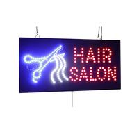 Hair Salon Sign, 24"x12", 60x30cm, TOPKING, LED, Neon, Florescent, Signage, Signboard, Display, Billboard, Screen, Grand Opening, Gift