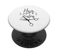 Hair Salon Team Hairdresser Barber Hairstylist Haircutter PopSockets Adhesive PopGrip