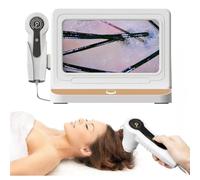 Hair Scalp Analyzer, Multi-Functional Skin and Hair Detector (50x/200x) for Beauty and Hair Salons, 10 Inch Screen