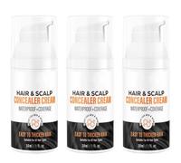 Hair & Scalp Concealer Cream, Hair Concealer For Men, Waterproof Coverage Root Touch Up Color For Gray Coverage & Thinning Hair, Naturally Fuller & Confident-Looking Hair For Women And Men (3PC)