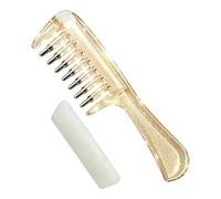 Hair Scalp Oil Applicator Portable Roll-on eMassage and Distribution Comb | Hair oil massage comb for daily use at home, travel, salon, shower, bathroom, apartment and