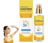 Hair & Scalp Sunscreen Spray,Hair And Scalp Protector Spray UV Protection,Lightweight Skin Sunblock Moisturizing,For Hiking Beach