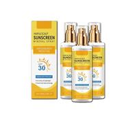 Hair & Scalp Sunscreen Spray SPF 30, UV Protection Mist, Refreshing Non Greasy for Daily Outdoor Care, Lightweight Pre Swim Hair Protection for Beach Pool, Travel Size for Women & Men (3pc)