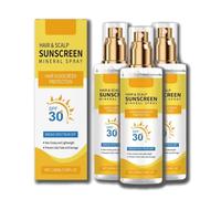 Hair & Scalp Sunscreen Spray, Travel Size UV Hair Protector Spray, Lightweight & Non-Greasy Scalp Care, Water Resistant Hair Sunscreen for Daily Outdoor Use (3pc)