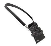 Hair Scissor Bag Clips Comb Case Hairdressing Barber Holster Bags Holder Tool Salon Waist Pack Belt PU Leather for hairdressing