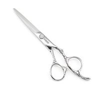 Hair Scissors 6 Inch Professional Barber Hair Cutting Scissors hairdresser haircut scissors 440C Barber Shears Rose handle KINSARO for Hairdresser Barbershop or Home Use