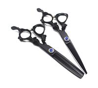 Hair Scissors,Hair Cutting Scissors Shears Kit, 6 Inch Professional Japan 440c Black Dragon Handle Hair Cutting Scissors Haircut Thinning Barber Haircutting Shears Hairdresser Scissors