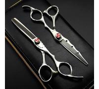 Hair Scissors,Hair Cutting Scissors Shears Kit, 6 Inch Professional JP 440c Steel Matte Cut Hair Scissors Haircut Thinning Barber Cutting Shears Tools Hairdresser Scissors Set.