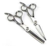 Hair Scissors,Hair Cutting Scissors Shears Kit, 6 Inch Professional JP 440c Steel Silver Cut Hair Scissors Haircut Thinning Barber Hair Cutting Shears Hairdressing Scissors Set,.