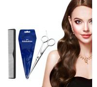 Hair Scissors Hairdressing Scissors 7" Professional Barber Scissors Set Super Sharp Hair Dressing Scissors for Salon, Men, Women, Children and Adults with a Hair Clipper