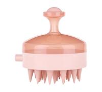 Hair Scrubber - Silicone Scalp Massage Brush with Liquid Dispenser, Portable Wash Tool | Press-Activated Shampoo Applicator, Relaxing Head Cleaner for Shower Spa Gym Outdoor Routine