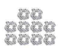 Hair Scrunchies 10pcs Cloth Elastic Hair Ties Non-slip