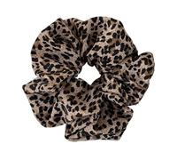 Hair Scrunchies 5PCS Vintage Leopard Print Hair Band High Elastic Large Hair Ties Rope Ponytail Headwear Women Creative Fashion Korean Accessories(Leopard B)