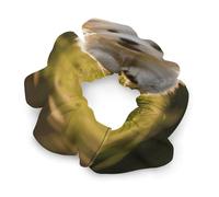 Hair Scrunchies for Women,Puppy Crossing The Grassprinted Soft Elastic Satin Scrunchies Hair Accessories Ponytail Holders