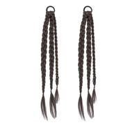 Hair Scrunchies for Women Y2K Hair Braids for Girls Women Wig for Dancing Skating Party Daily Wear Elastic Hair Ties Hair Band Ponytail Holders Hair Accessories for Women Girls