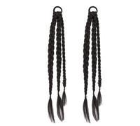 Hair Scrunchies for Women Y2K Hair Braids for Girls Women Wig for Dancing Skating Party Daily Wear Elastic Hair Ties Hair Band Ponytail Holders Hair Accessories for Women Girls