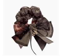 Hair Scrunchies Girls Headpiece Rhinestone Organza Bow Headband for Women Girls Ladies