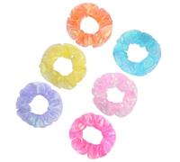 Hair Scrunchies Ponytail Holders Cloth Elastic Hair Ties 6pcs