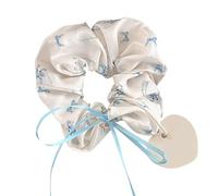 Hair Scrunchy with Ribbon Bowtie Ponytail, Cute kitten ribbon | Oversized Elastic Ribbon Bowtie Rope Scrunchy Ponytail Holder for Girl Sweet Hair Ornament Wedding Party